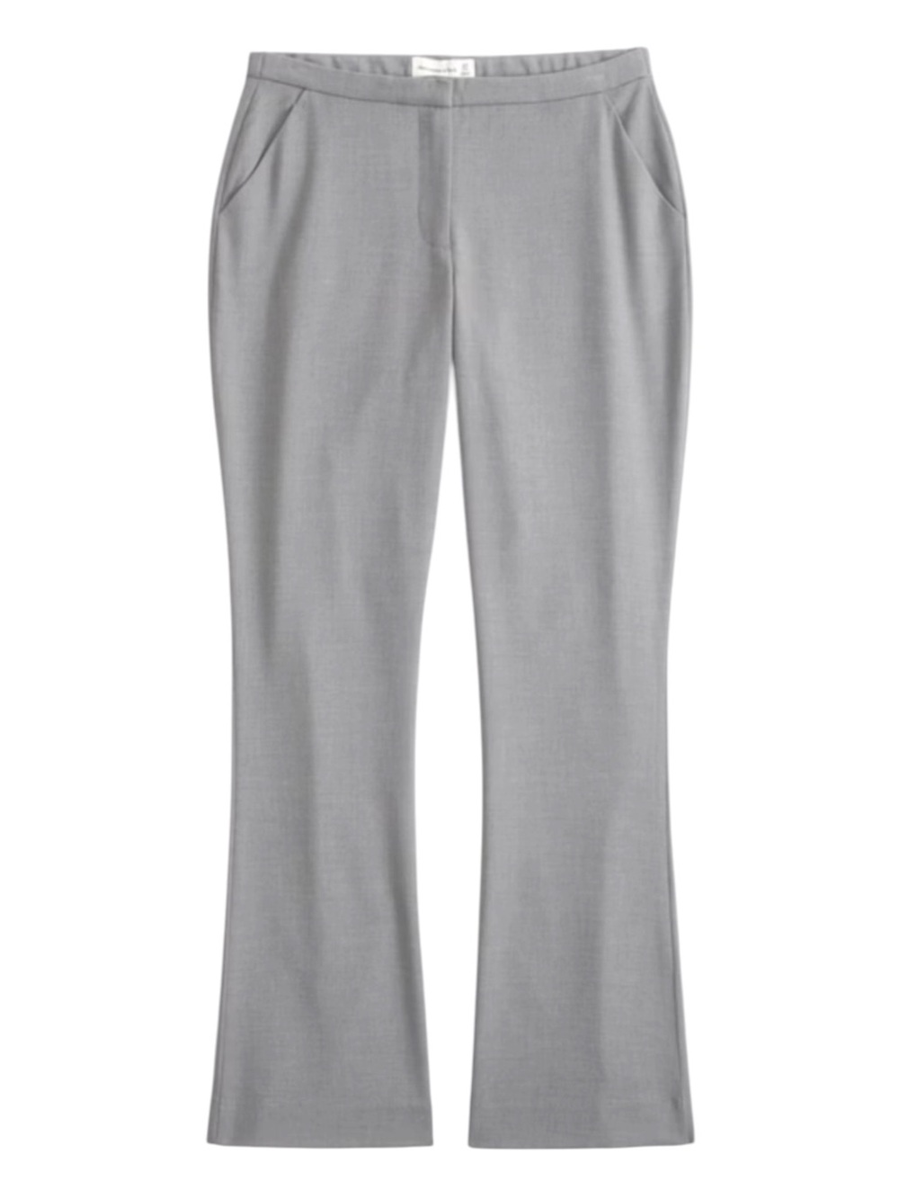 Abercrombie Curve Love Low Rise Tailored Boot Pant Gray Size 32 Regular NWT
